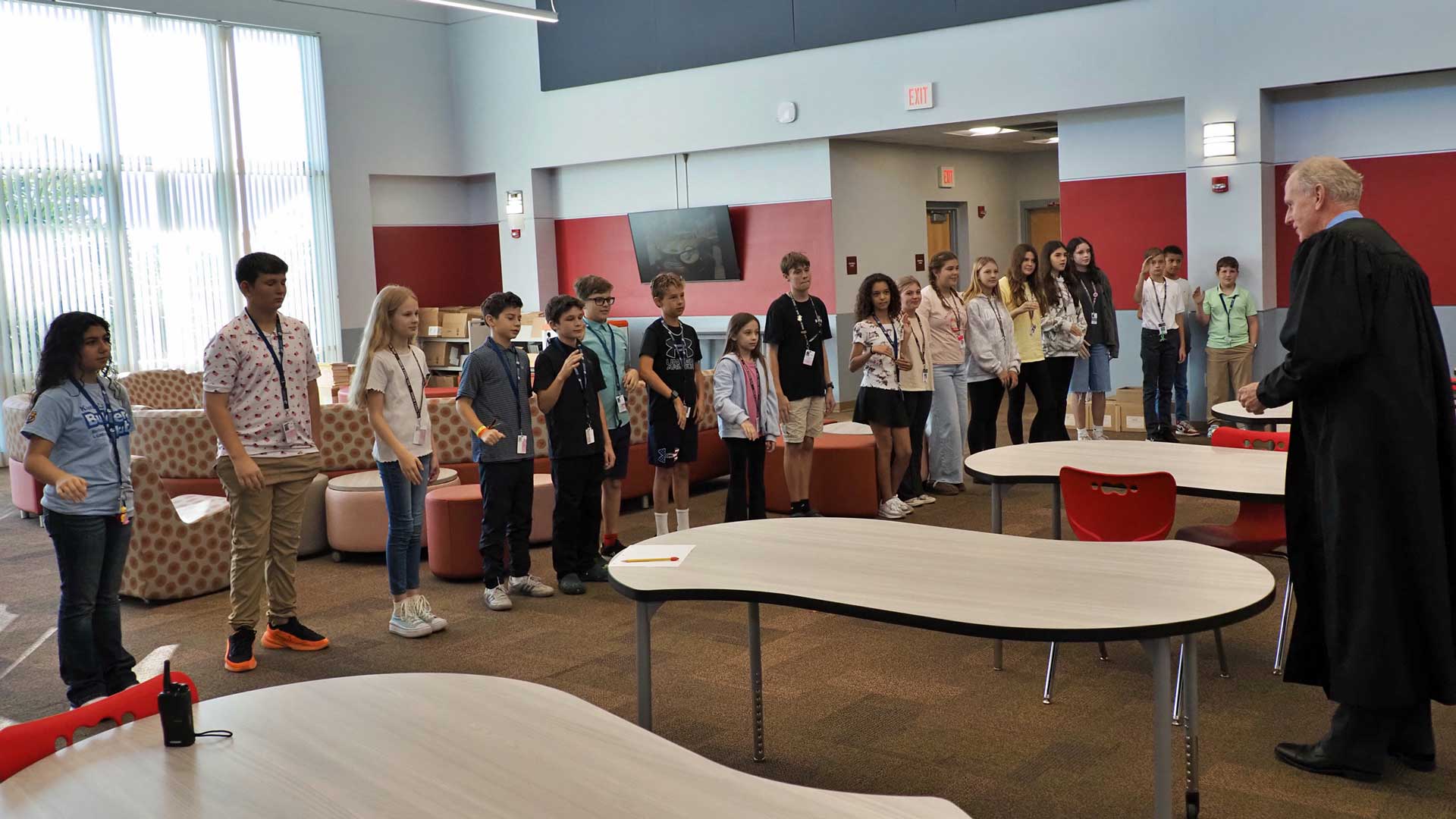 This is an image of a group of students.