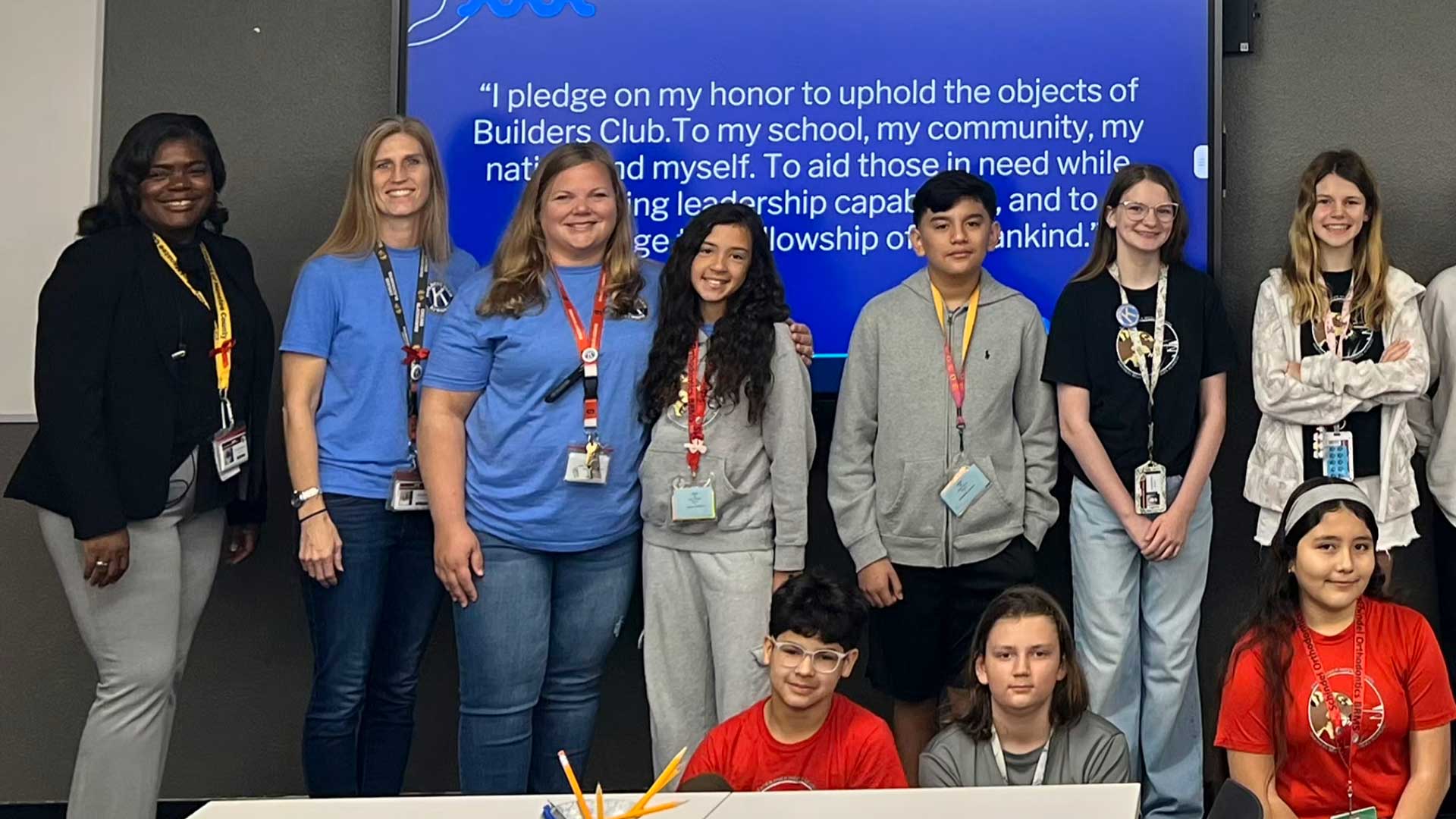 This is an image of a group of students.