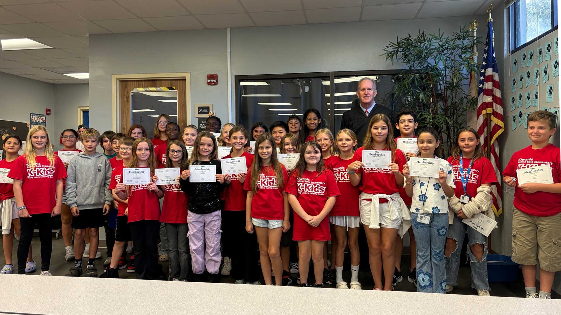 This is an image of a group of students.