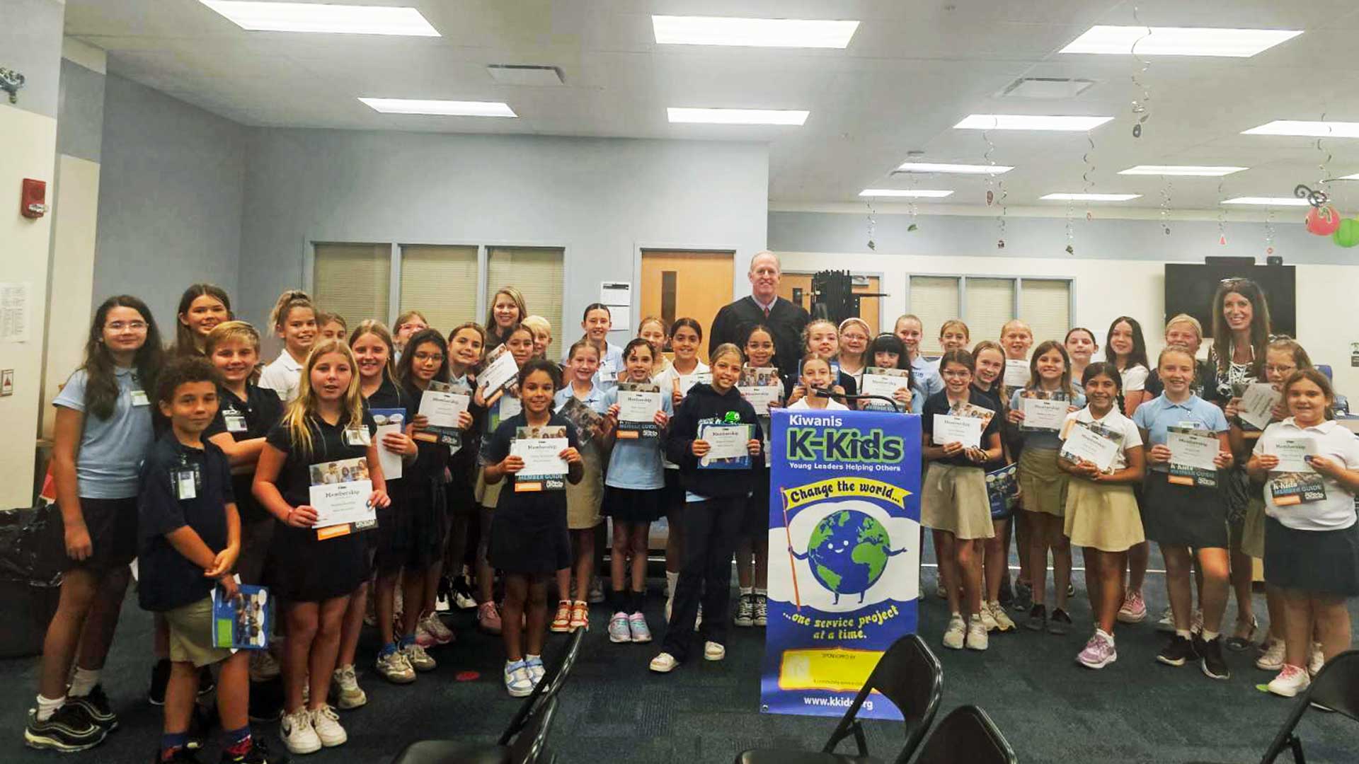 This is an image of a group of students.